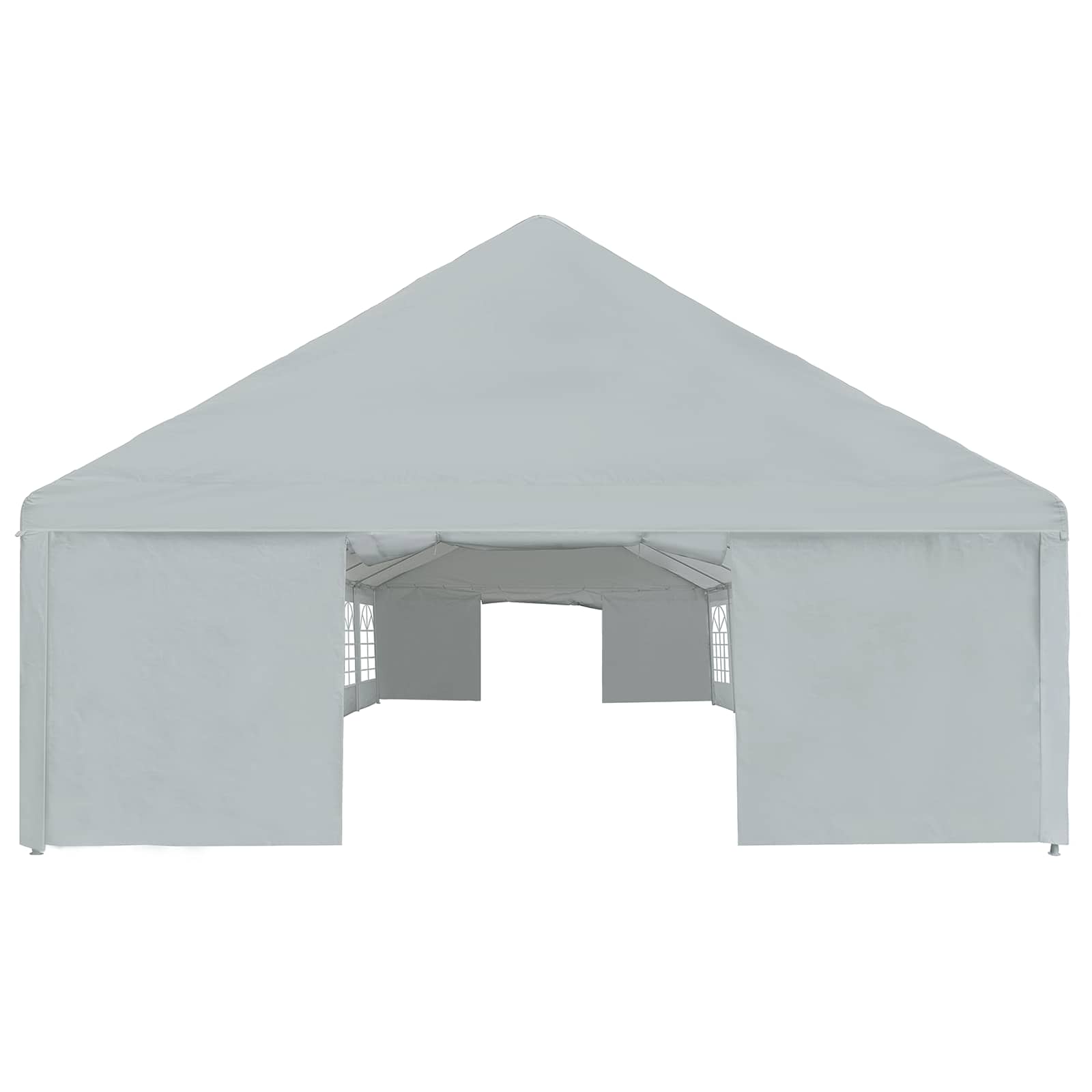Tela de tienda sin estructura Gris 12 x 6 m PE