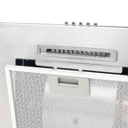 Campana extractora de pared 60 cm acero inoxidable 756 m³/h LED