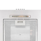 Campana extractora de pared 60 cm acero inoxidable 756 m³/h LED