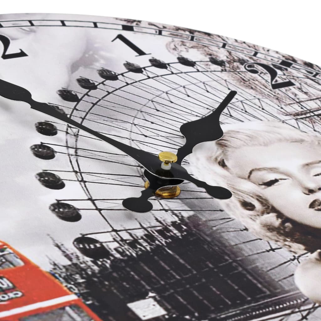 Reloj de pared vintage 30 cm