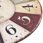 Reloj de pared vintage colorido 30 cm