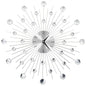 30 cm silver wall clock