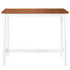 Mesa de bar madera maciza 108x60x91 cm