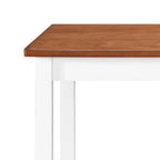 Mesa de bar madera maciza 108x60x91 cm