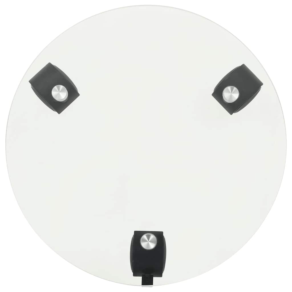 Soporte ruedas para macetas redondo vidrio templado 28cm 2 uds