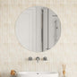 Round wall mirror glass 70 cm