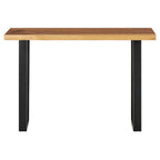 Mesa consola de madera maciza de suar 110x35x75 cm