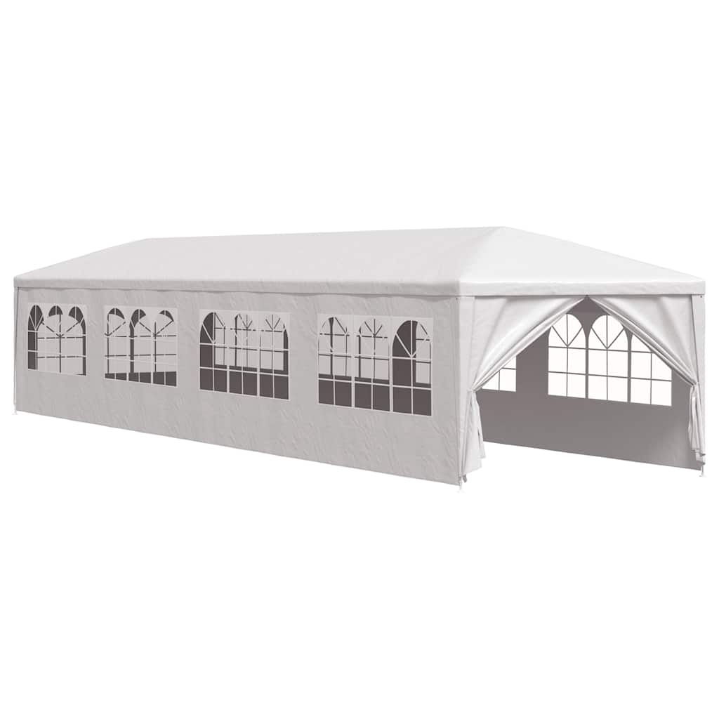 Marquesina de jardín 3x12 m blanca