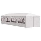 Marquesina de jardín 3x12 m blanca