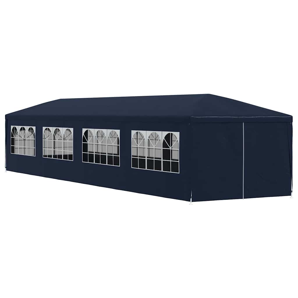 Marquesina de jardín 3x12 m azul