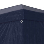 Marquesina de jardín 3x12 m azul