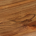 Escritorio de madera maciza de acacia 110x50x76 cm