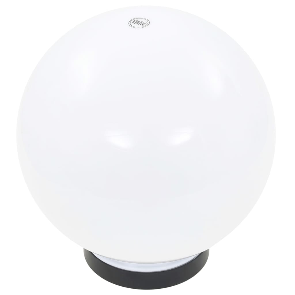 Juego de lámparas de bola LED 2 piezas esféricas 20 cm PMMA