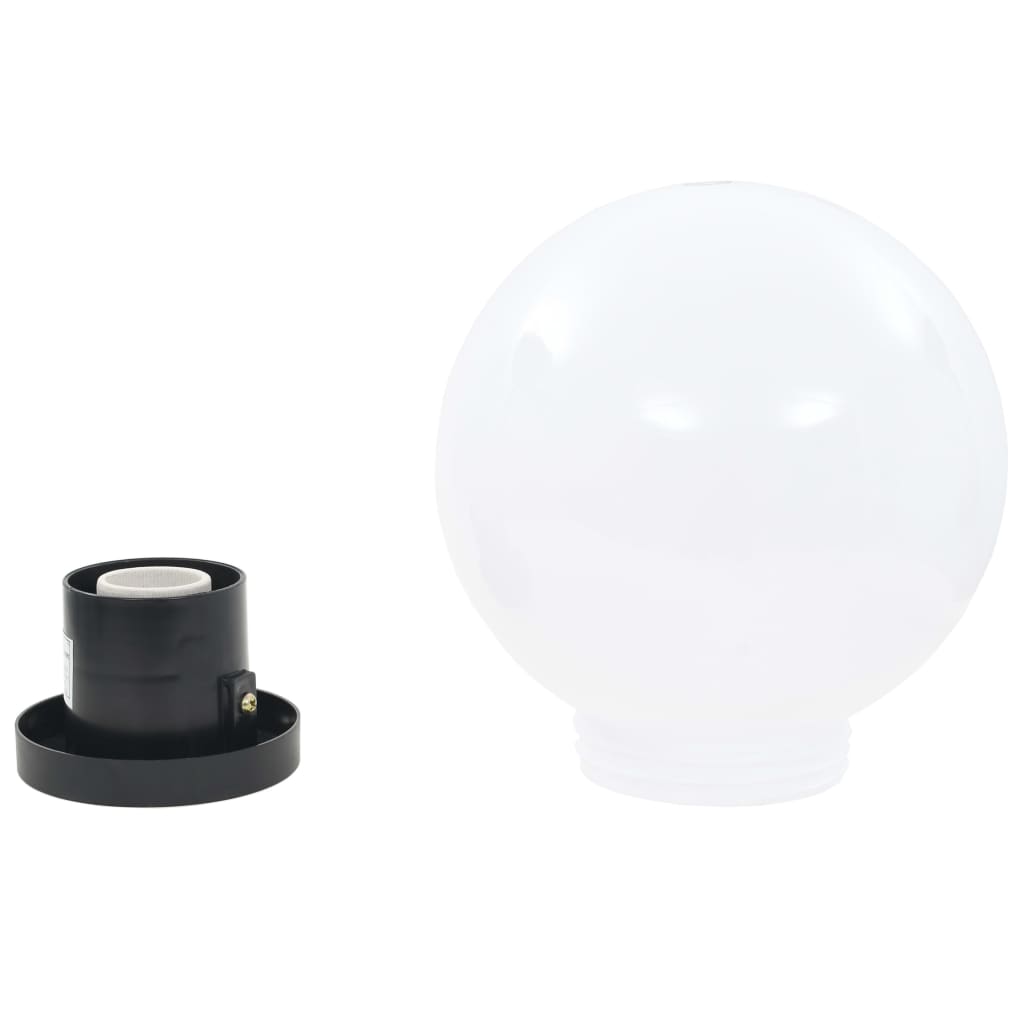 Juego de lámparas de bola LED 2 piezas esféricas 20 cm PMMA