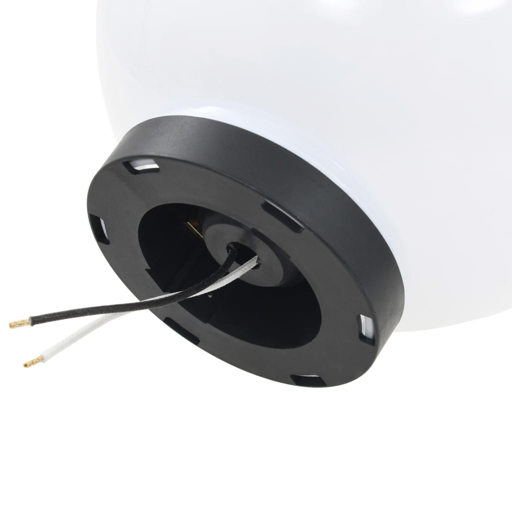 Juego de lámparas de bola LED 2 piezas esféricas 20 cm PMMA