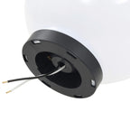 Juego de lámparas de bola LED 2 piezas esféricas 20 cm PMMA