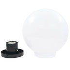 Juego de lámparas de bola LED 2 piezas esféricas 25 cm PMMA