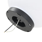 Juego de lámparas de bola LED 2 piezas esféricas 25 cm PMMA