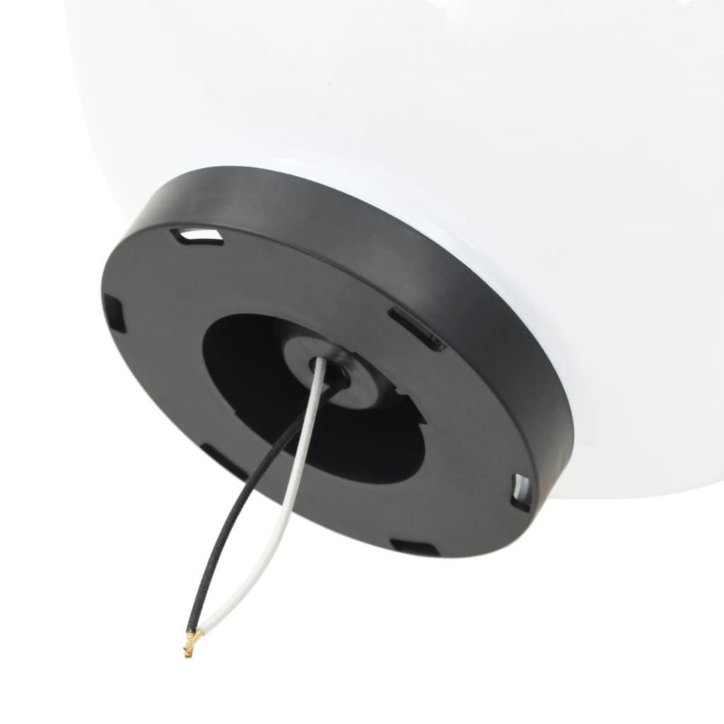 Juego de lámparas de bola LED 3 pzas esféricas 20/30/40 cm PMMA