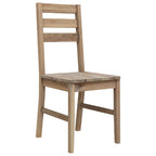 Sillas de comedor 2 unidades madera maciza de acacia