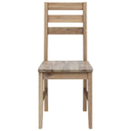 Sillas de comedor 2 unidades madera maciza de acacia