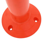Bolardos de control de tráfico plástico 75 cm 2 unidades