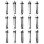 Bolardos de control de tráfico plástico 75 cm 5 unidades