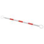 Barras retráctiles de cono de tráfico 2 uds plástico 116-197 cm