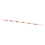 Barras retráctiles de cono de tráfico 2 uds plástico 116-197 cm