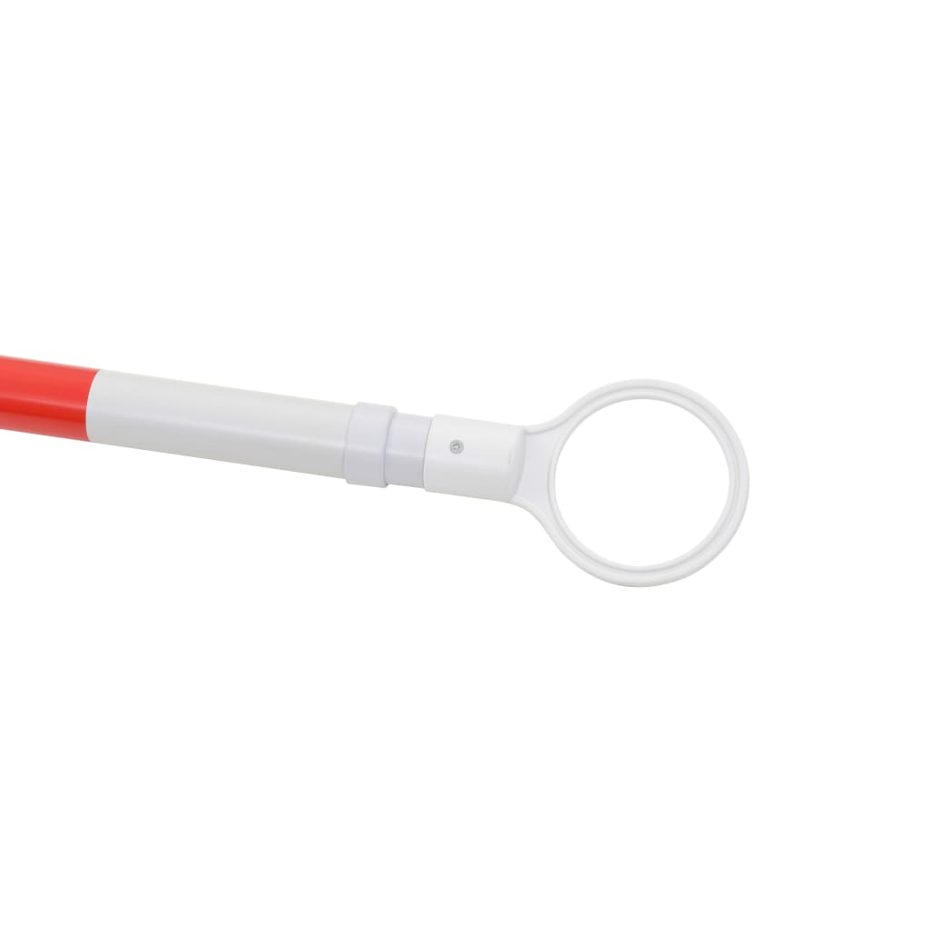 Barras retráctiles de cono de tráfico 2 uds plástico 116-197 cm
