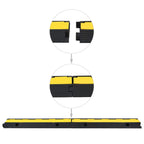 Protector de cables rampa 1 canal goma 100 cm