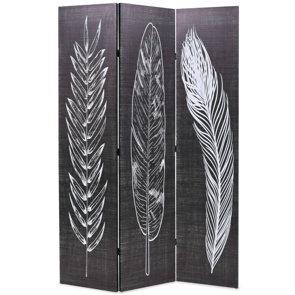 Biombo divisor plegable 120x170 cm bus Londres blanco y negro