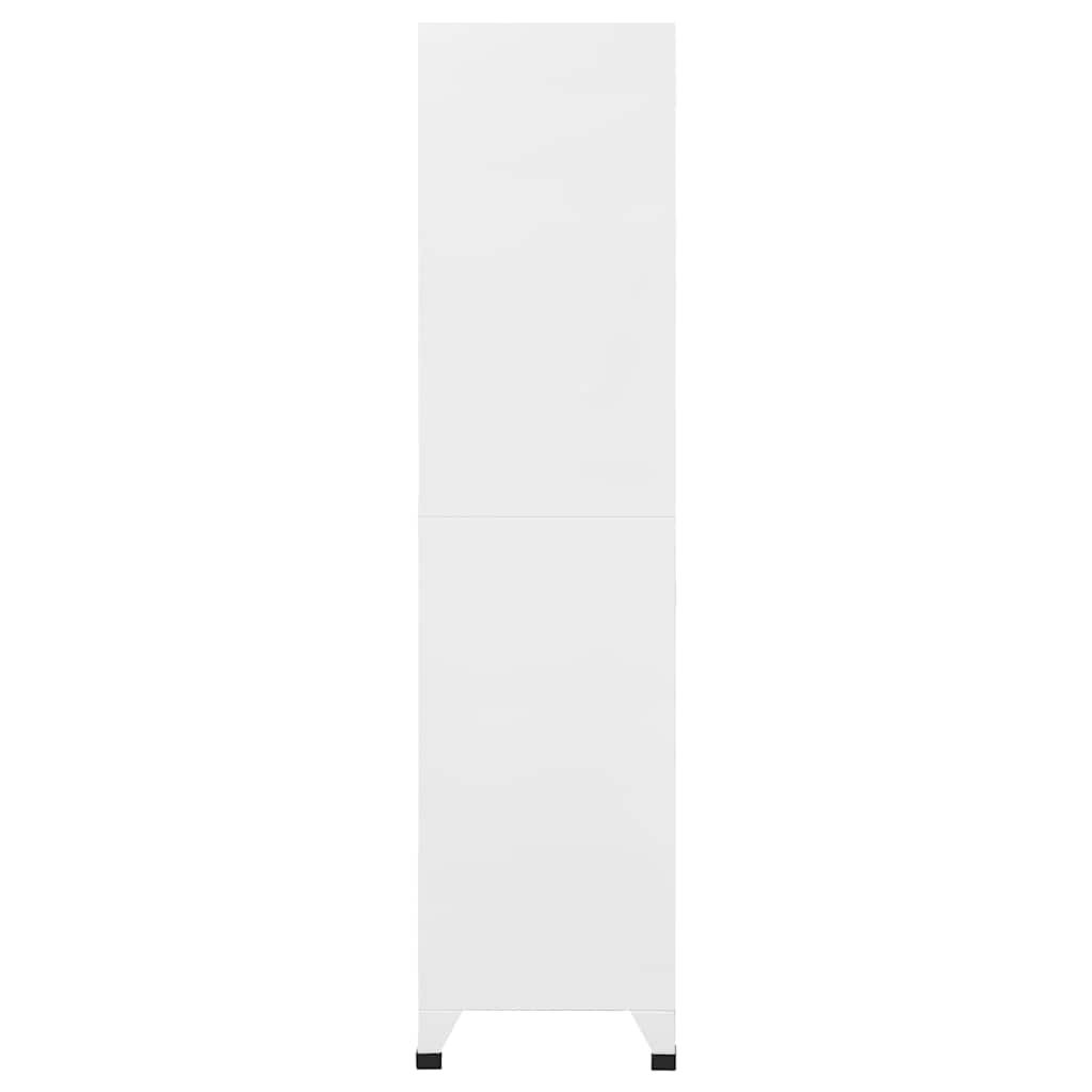 Taquilla con 18 compartimentos de metal 90x40x180 cm