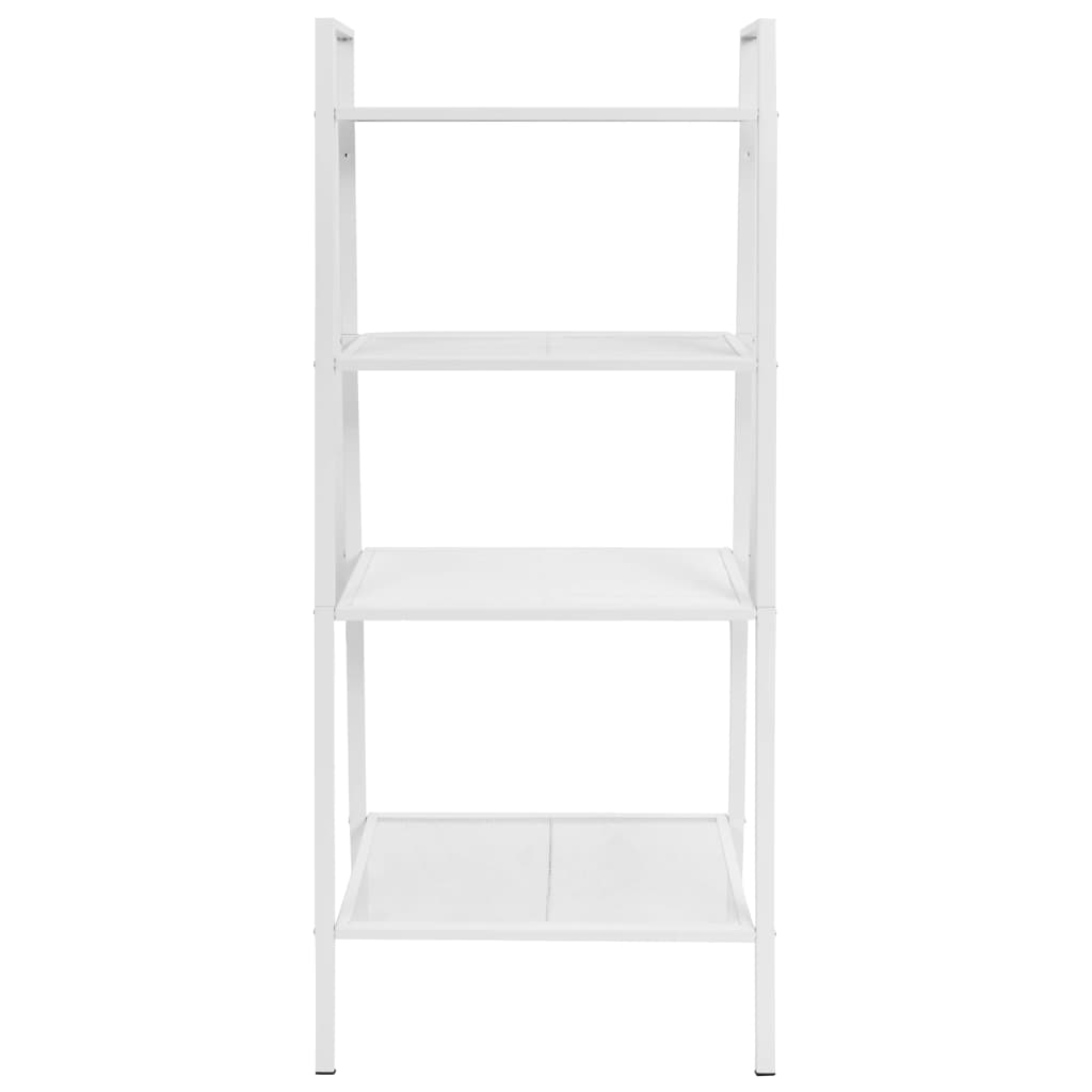Estantería escalera 4 niveles metal blanco