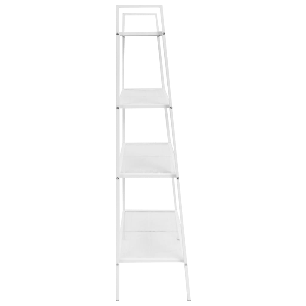 Estantería escalera 4 niveles metal blanco