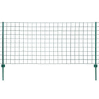 Euro Valla de acero verde 20x0,8 m