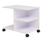 Oak rolling shelving unit 50x35x42 cm