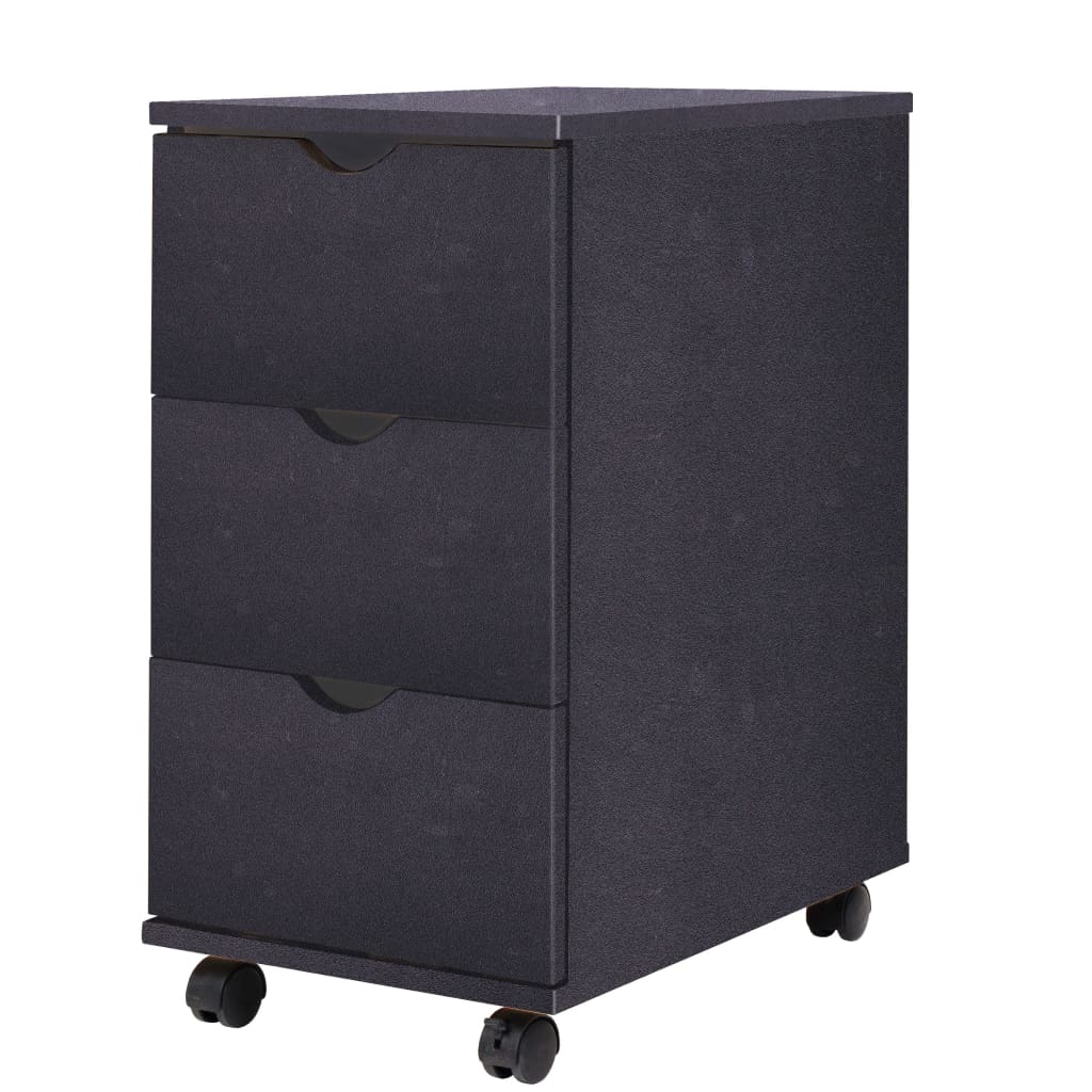 Cajonera de madera 33x45x60 cm color roble