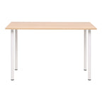 Mesa de comedor 120x60x73 cm color roble y blanco