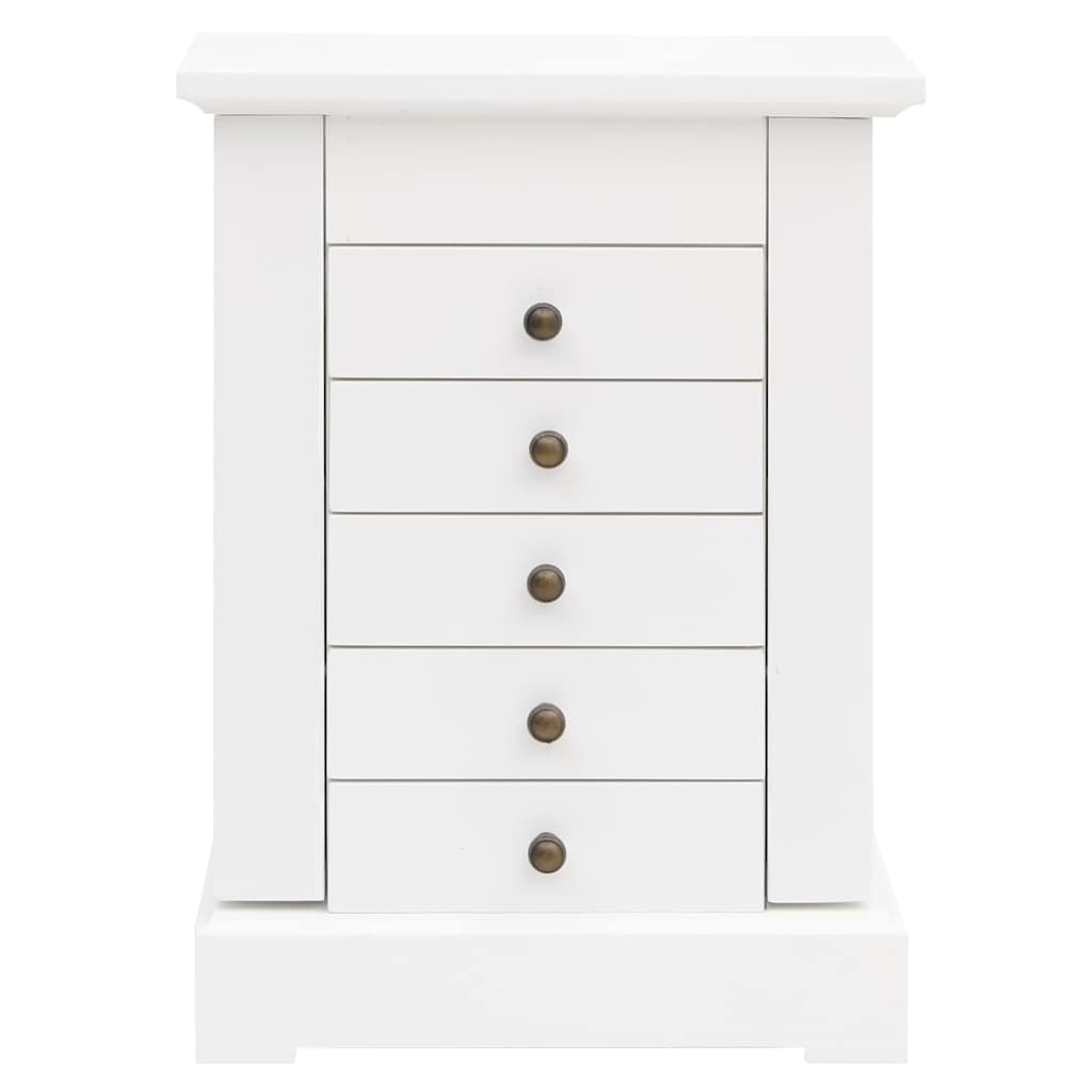 Joyero con espejo de MDF 25x13,5x34 cm