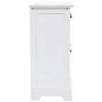 Aparador con 3 puertas MDF y madera de pino 105x35x77,5 cm