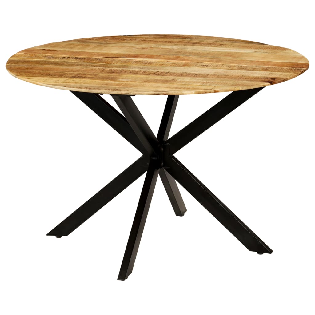 Mesa de comedor 140x70x75 cm madera maciza de acacia
