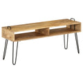 Mueble para TV madera maciza de mango 110x35x45 cm