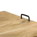 Mueble para TV madera maciza de mango 110x35x45 cm