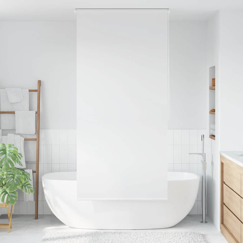 Estore de enrolar para duche 160x240 cm branco