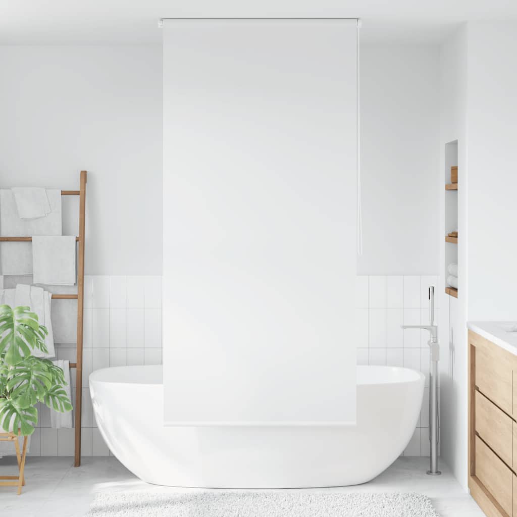 Estore de enrolar para duche 160x240 cm branco