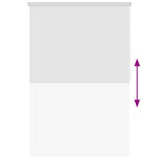 Persiana enrollable de ducha 160x240 cm blanco