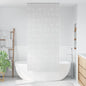 Estore de enrolar para duche 160x240 cm branco