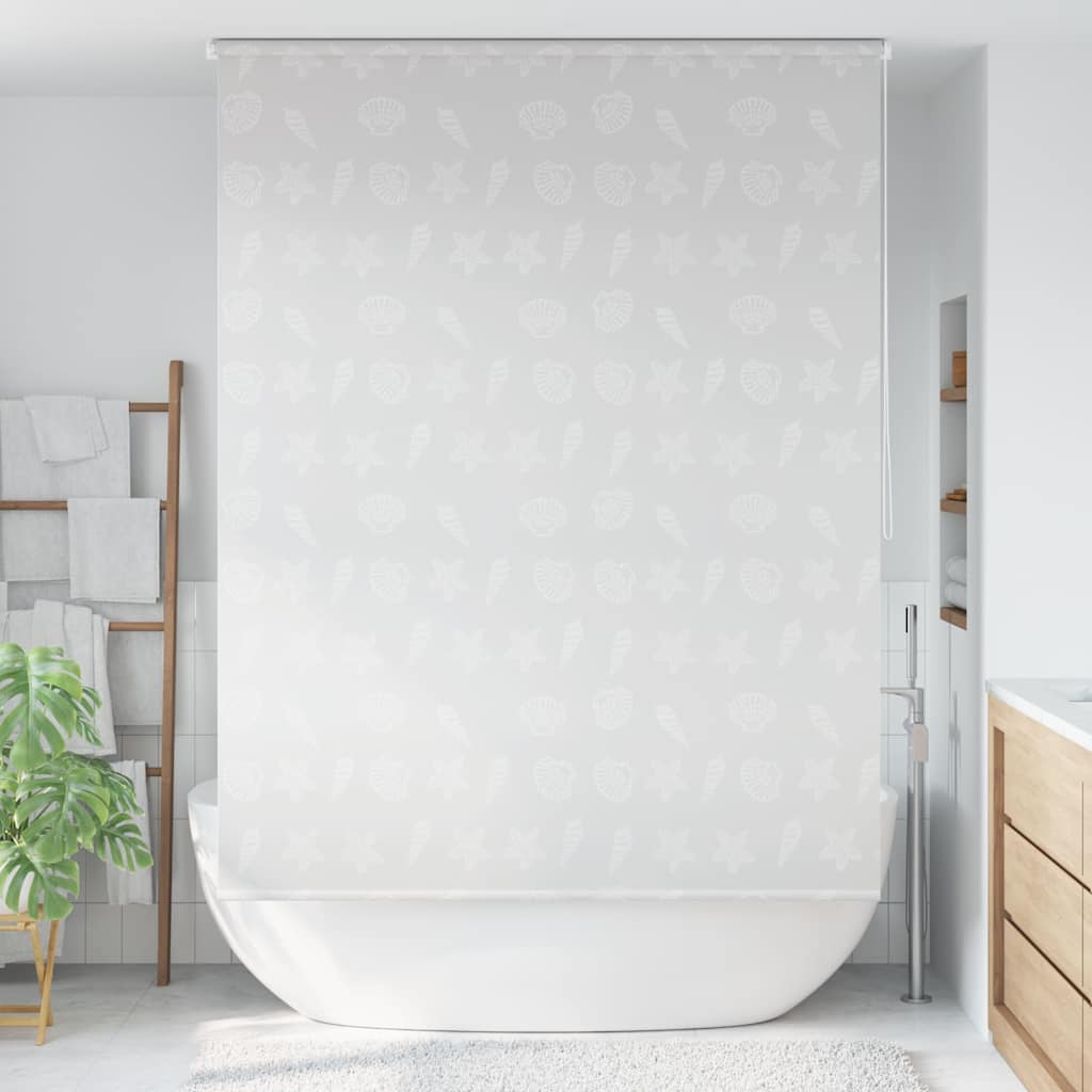 Estore de enrolar para duche 160x240 cm branco
