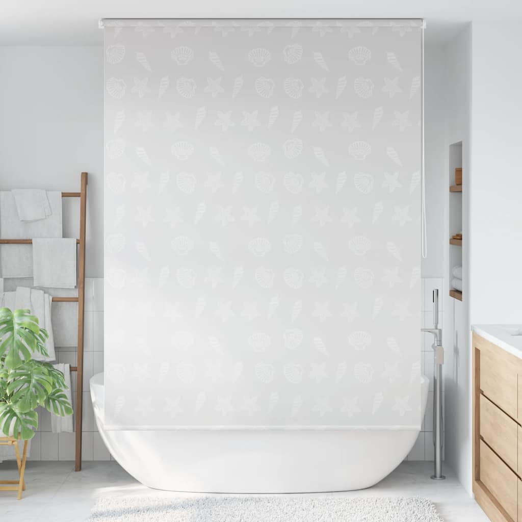 Estore de enrolar para duche 160x240 cm branco